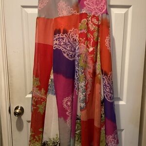 Nique Vibrant Multicolor A-Line Skirt